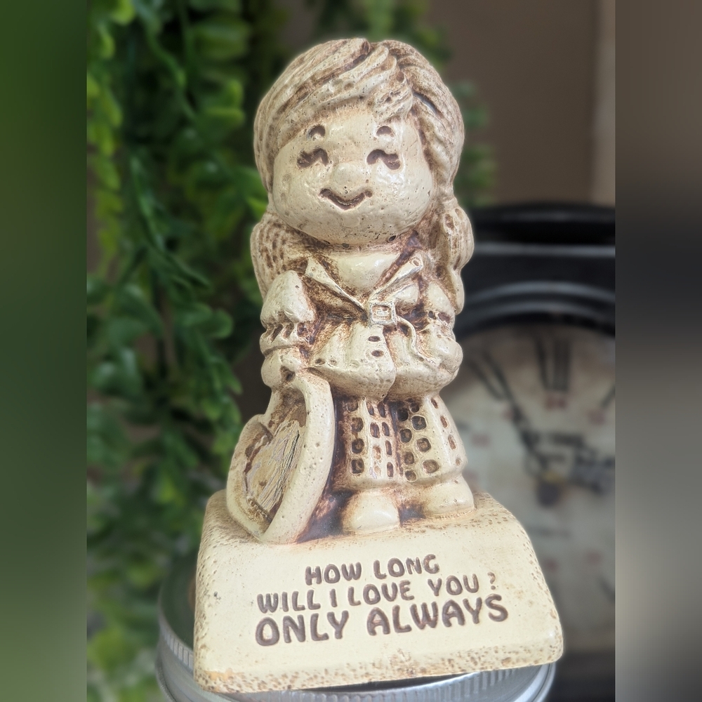 Vintage 1979 Paula Collectible Resin Figurine - How Long Will I Love You